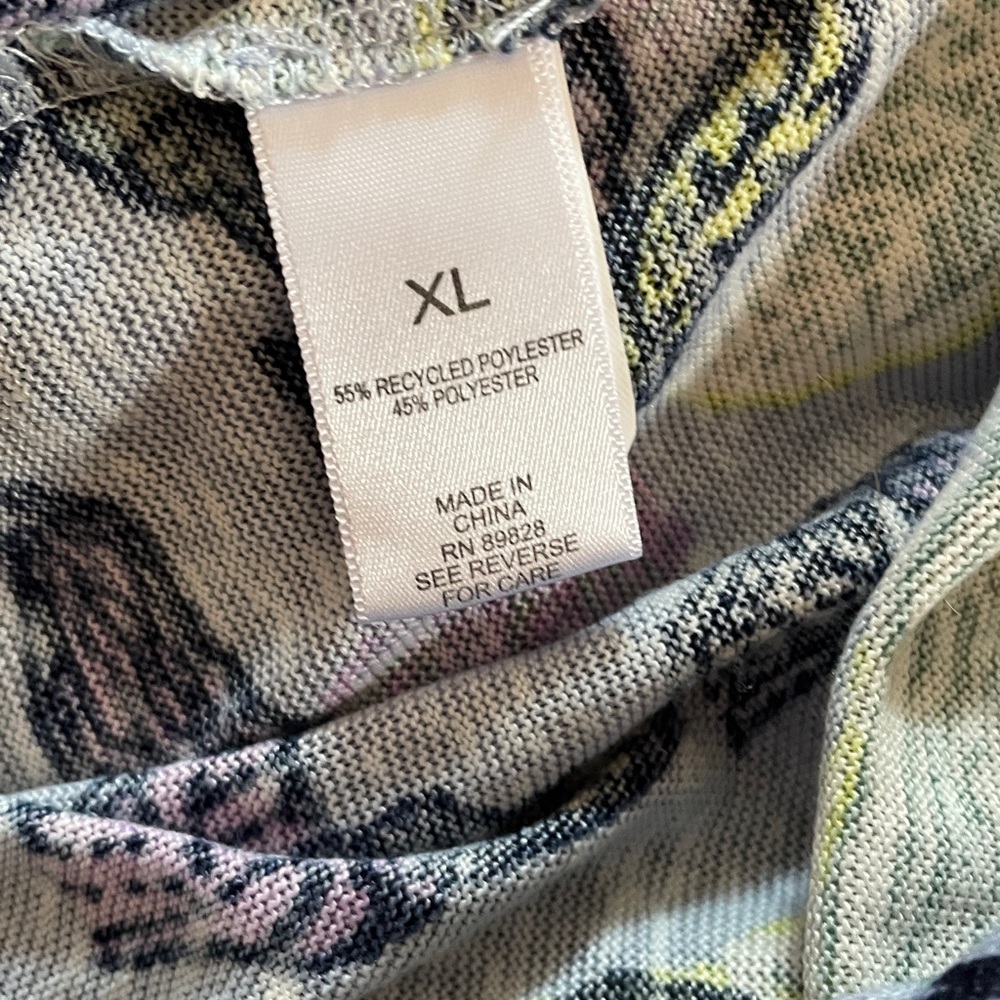 LOGO by Lori Goldstein beach to street caftan, size XL, pockets - Picture 6 of 6